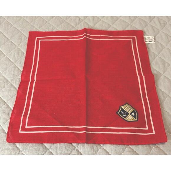 Oscar de la Renta Accessories - Vintage Oscar De La Renta Handkerchief Made In Japan